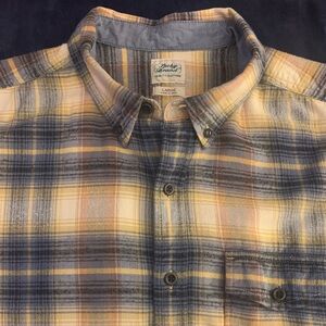 🍀LUCKY BRAND🍀 LS Blue and Cream Flannel Shirt